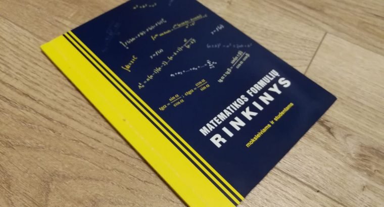 Knyga Matematikos formulių rinkinys moksleiviams ir studentams