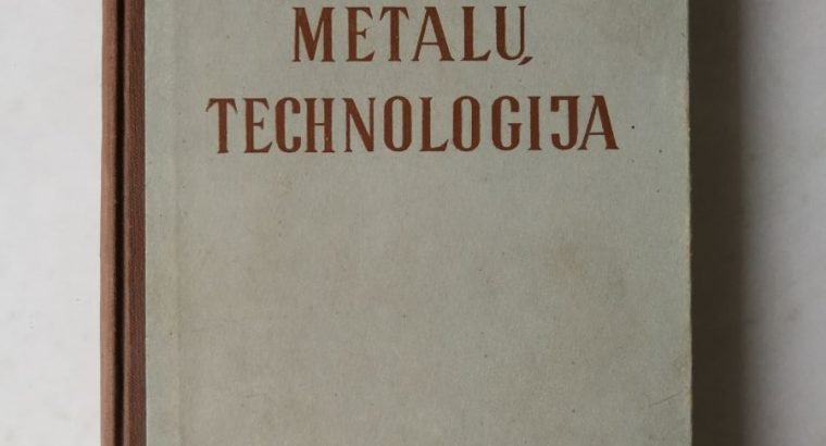 „Metalu technologija“ knyga