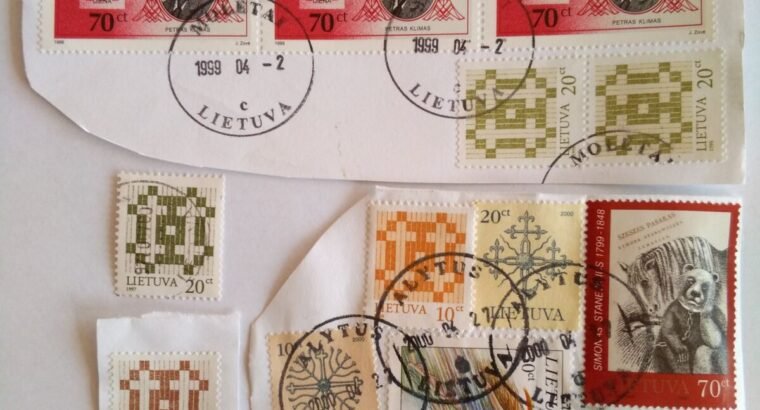 Pašto ženklai tautodailės motyvais