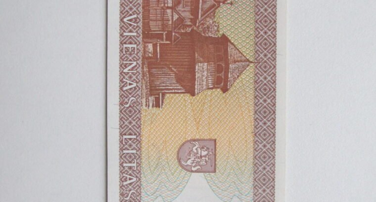 1 litas , Lietuva , 1994 Žemaitė unc