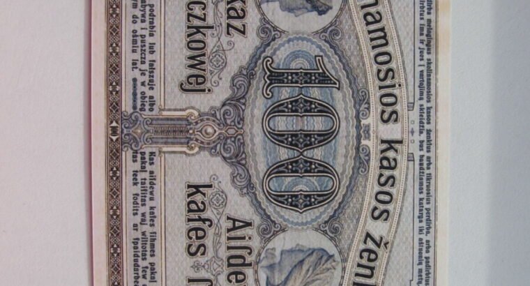 100 ostrubliu , Lietuva , 1916