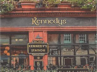Padėkliukas alaus bokalui – atvirukas su Kennedys baro Dubline nuotrauka, Airija