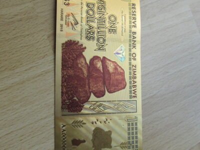 1 vigitilijonas doleriu , Zimbabvė , 2015