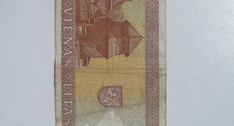 1 litas , Lietuva , 1994 Žemaitė