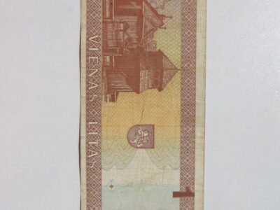 1 litas , Lietuva , 1994 Žemaitė AAF